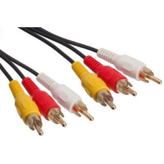 High Performance Triple RCA Cable