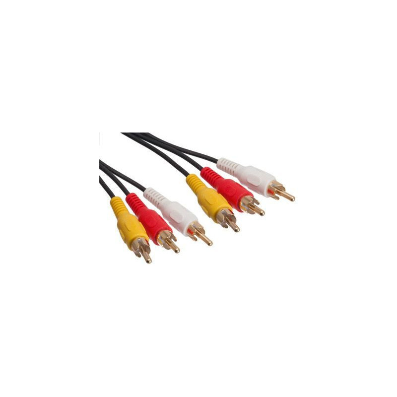 High Performance Triple RCA Cable