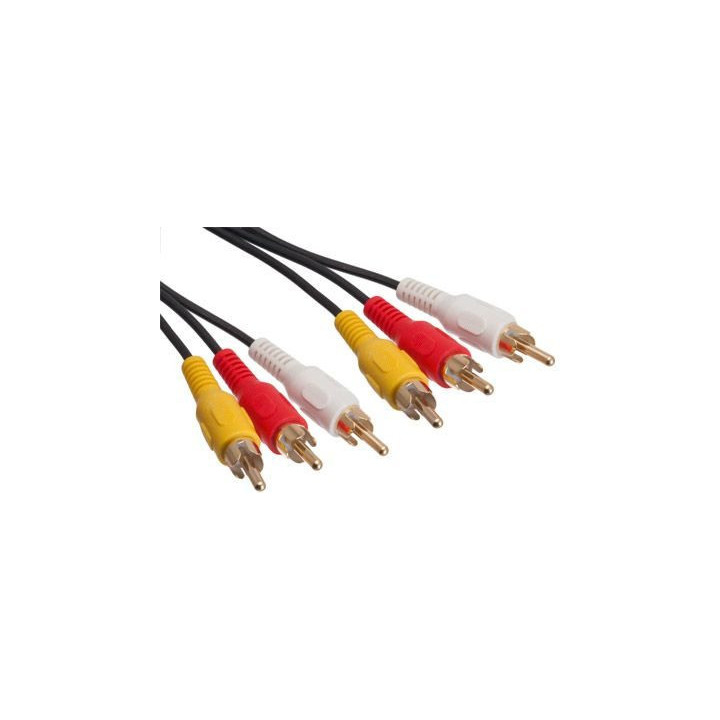 High Performance Triple RCA Cable