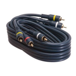 Professional Grade Triple Composite Audio/Video Cable