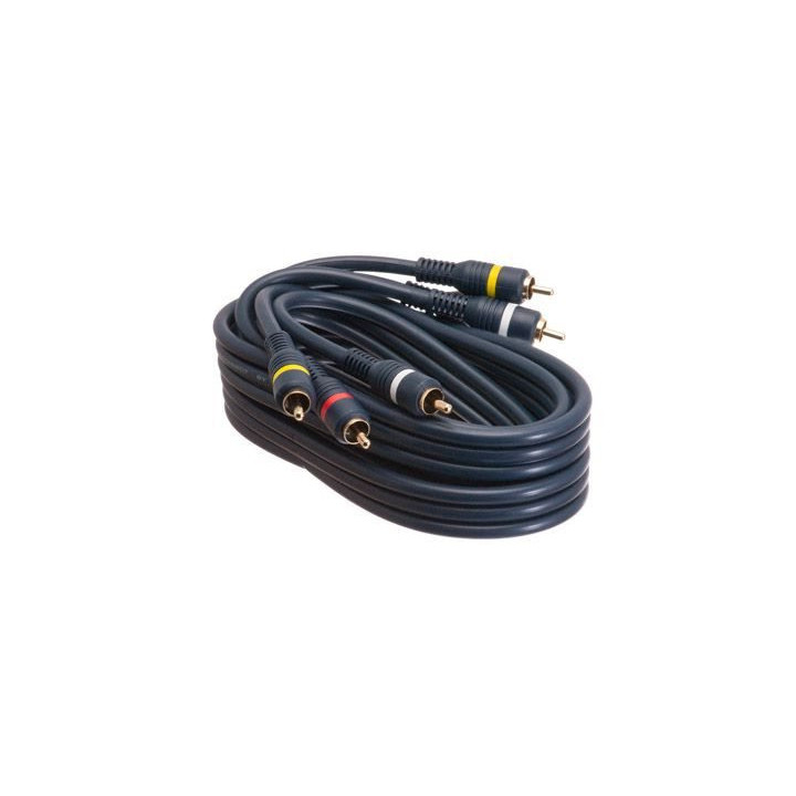 Professional Grade Triple Composite Audio/Video Cable