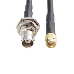 Wassalat Low Loss - 400  SMA RP-Male To BNC Female Cable