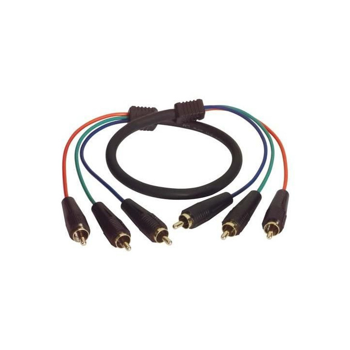 Wassalat 3 Line RGB Component RCA Cable Male to Male