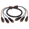 Wassalat 3 Line RGB Component RCA Cable Male to Male