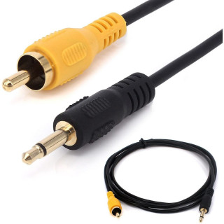 3.5mm Mono Plug to RCA Plug Cable