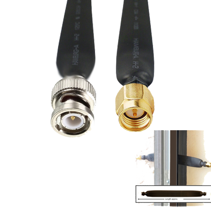 SMA Male To BNC Male Coaxial Flat Cable