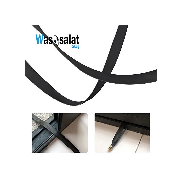 SMA Male To BNC Female Coaxial Flat Cable