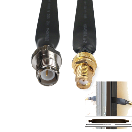 SMA Female To TNC RP-Female le Coaxial Flat Cable