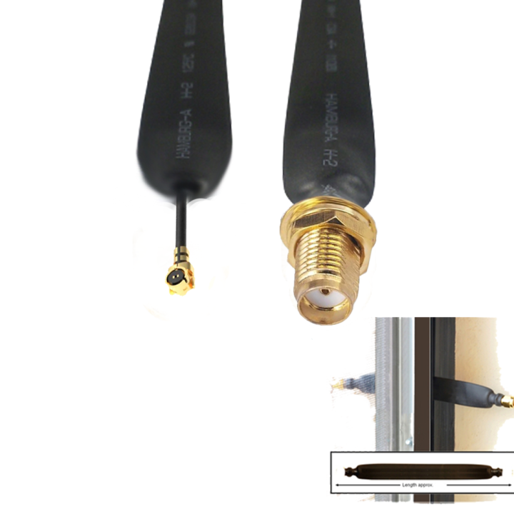 SMA Female To IPEX Coaxial Flat Cable