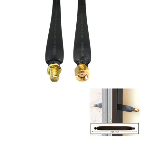 SMA RP-Male To SMA RP-Female le Coaxial Flat Cable