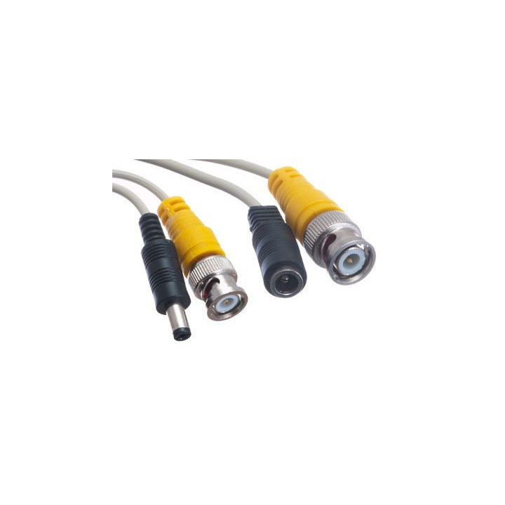 Security Camera Cable with Power - BNC Male/DC Male - BNC Male/DC Female