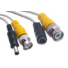 Security Camera Cable with Power - BNC Male/DC Male - BNC Male/DC Female