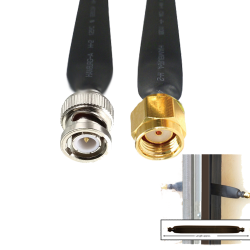 SMA RP-Male To BNC Male Coaxial Flat Cable