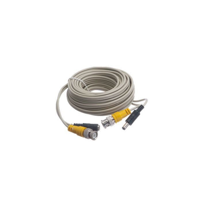 Security Camera Cable with Power - BNC Male/DC Male - BNC Male/DC Female