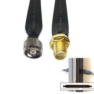 SMA RP-Female To TNC RP-Male Coaxial Flat Cable