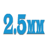 2.5 mm