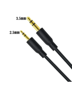 2.5mm - 3.5 mm  Audio Cables – Mono, Stereo, & TRRS