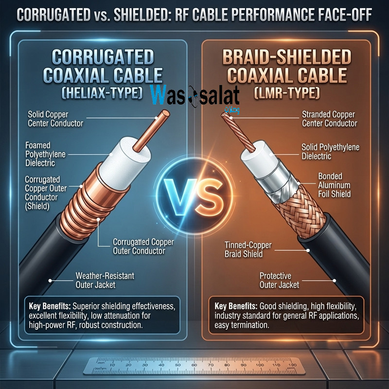 Corrugated Coaxial Cable vs Shielded Coaxial Cable: Complete Comparison