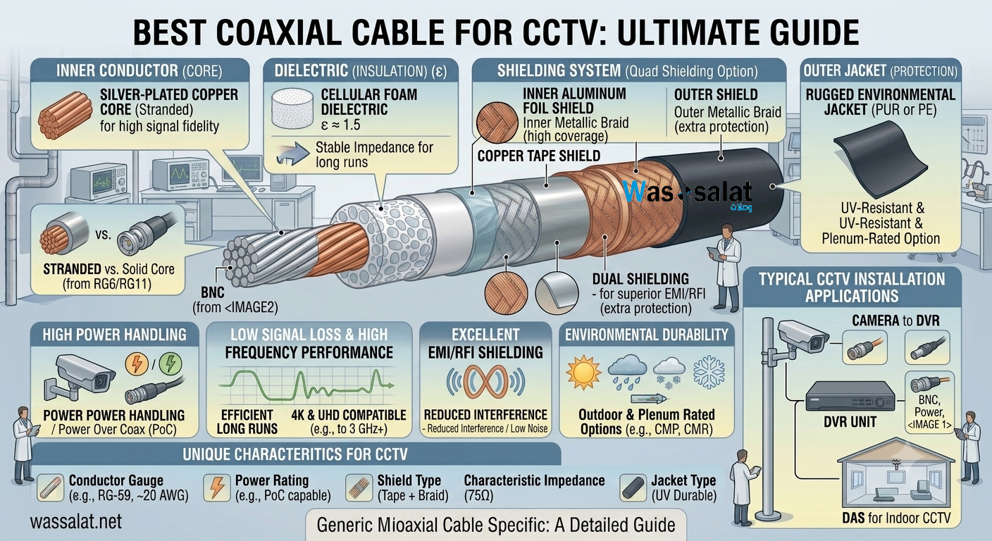 Best Coax Cable for CCTV - Security Camera Installation Guide