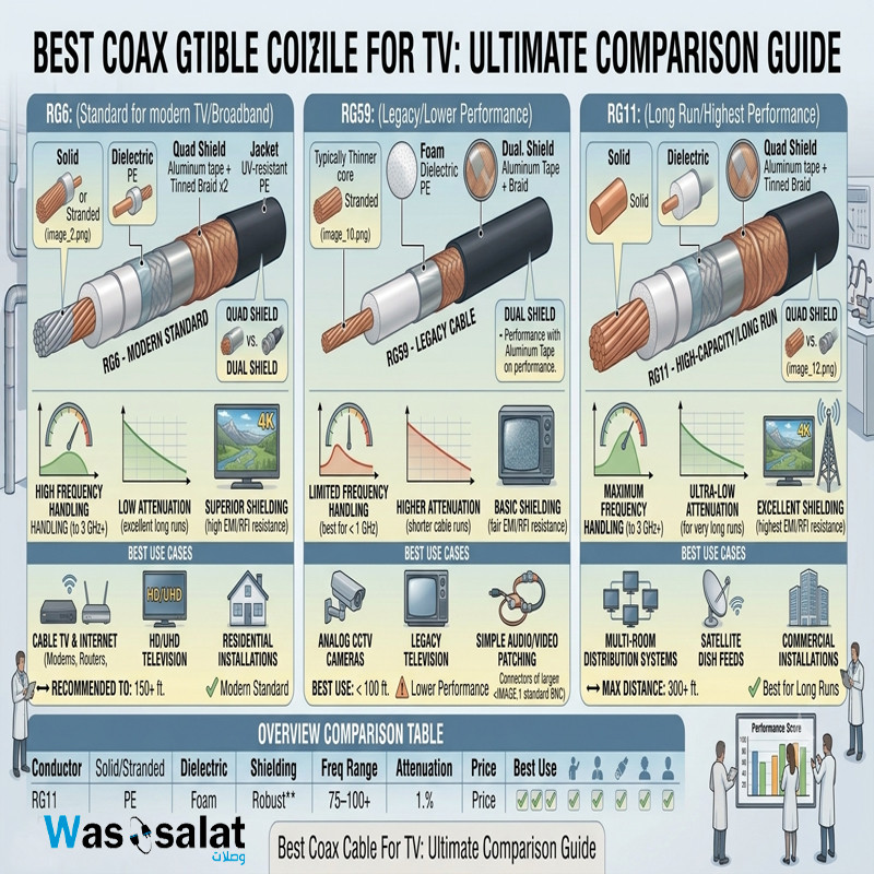 Best Coax Cable for TV: Complete Buying Guide (RG6 vs RG59)
