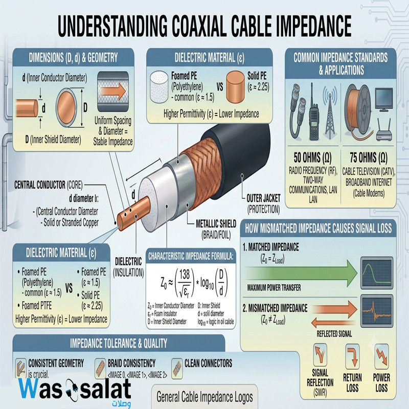 Coaxial Cable Impedance: The Complete Guide (50Ω vs 75Ω)