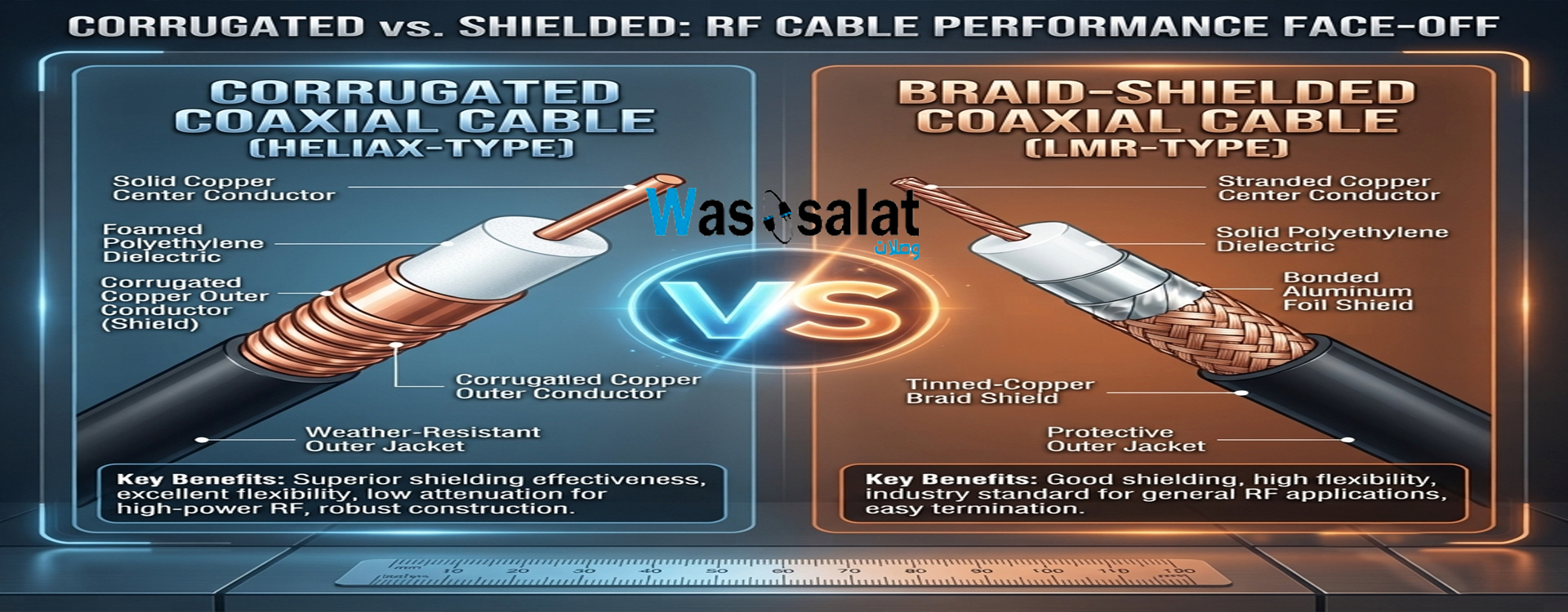 Corrugated Coaxial Cable vs Shielded Coaxial Cable Comparison