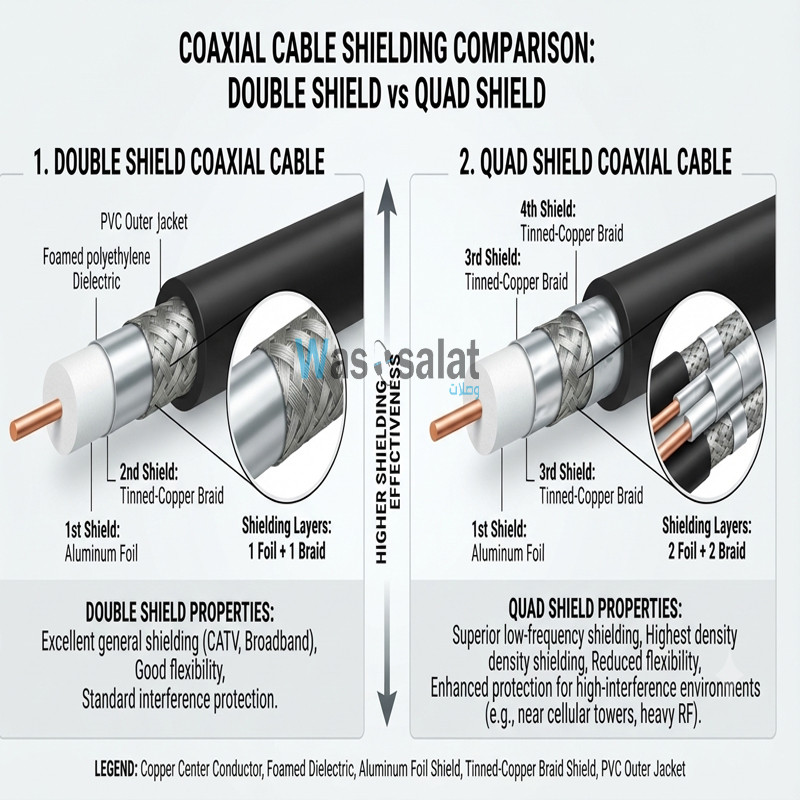 Double Shield vs Quad Shield: Which Coaxial Cable Should You Choose?