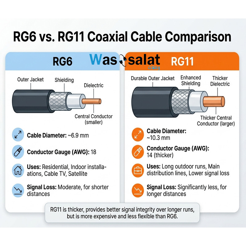 RG6 vs RG11 Coaxial Cables: Which One Do You Need?