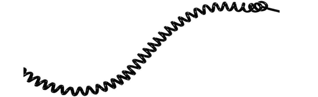 Coiled Telephon Cable